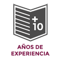 Atend reconocimiento Años de experiencia